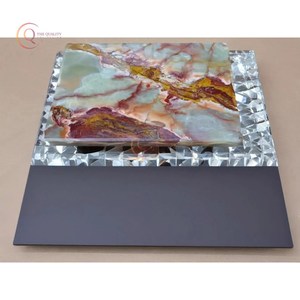 Bloc à découper en marbre rectangulaire multicolore classique accessoires de cuisine impressionnants avec aspect fantaisie pour planche à découper de vaisselle - Product Image 2