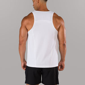 Vente en gros Respirant Lavé 100% Coton Gym Débardeur Logo Personnalisé Sports Workout Fitness Training Activewear Sans Manches pour Hommes - Product Image 6