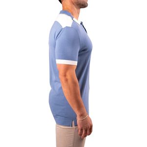 Polo décontracté à manches courtes, couleur et design personnalisés, coton et élasthanne, meilleure qualité, polo homme. - Product Image 3