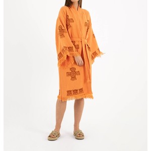 Kimono long pour femmes, vêtement à devant ouvert tendance, longueur allongée, parfait pour un superposition chic et une garde-robe saisonnière - Product Image 5