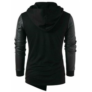 เสื้อลำลองแขนยาวสำหรับผู้ชาย, เสื้อแจ็กเก็ตแขนยาวผ้าฝ้าย100% ระบายอากาศได้ดีปัก3D ได้อย่างสม่ำเสมอ - Product Image 1