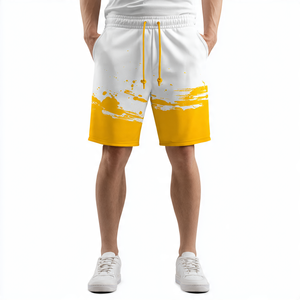 Gym Sublimation <b>Sweat</b> <b>Shorts</b> <b>Men's</b> 350 GSM Printed <b>Shorts</b> <b>Men</b> Winter Streetwear Sublimation <b>Sweat</b> <b>Shorts</b> <b>Mens</b> - Product Image 3