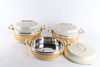 Neu eingetroffen: Hochwertiges, modernes, spülmaschinenfestes Warmhalteset aus Edelstahl – Thermoskanne und arabisches Hotpot-Set
