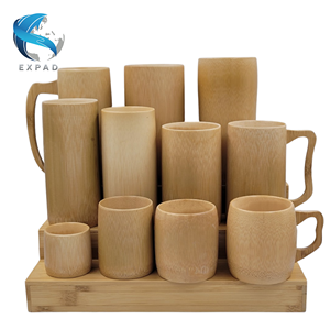 Taza de madera de bambú duradera para uso diario - Product Image 5