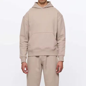 Chándal de algodón 100% para hombre, chándal personalizado, conjunto de Jogger, Etiqueta Privada, chándal en blanco, chándal, conjunto de dos piezas - Product Image 6