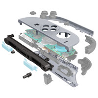 Carcasa de Repuesto Gris Estilo Clásico Europeo para Nintendo Switch 2 Joycon - Cubierta Duradera de ABS