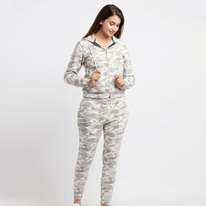 Conjuntos Deportivos de Camuflaje para Mujer, Diseño Personalizado al por Mayor, 100% Algodón, Ligeros, de Longitud Completa, Alta Calidad, Transpirables, con Elasticidad en Cuatro Direcciones - Product Image 6