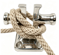 Bouée d'amarrage marine simple en acier inoxydable 316 pour yacht, quai et pont de bateau, quincaillerie
