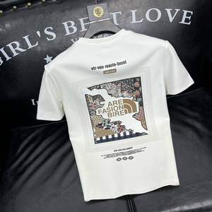 Nouveauté T-shirts pour hommes en coton tricoté à col rond, coupe classique, taille personnalisée, vêtements décontractés, meilleur prix, qualité supérieure, 100% coton - Product Image 1