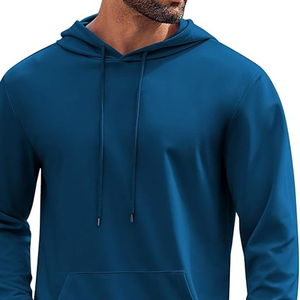 Sweats à capuche unisexe avec logo personnalisé de haute qualité saphir épais vêtements d'hiver surdimensionnés vêtements numériques grande taille pour hommes - Product Image 6