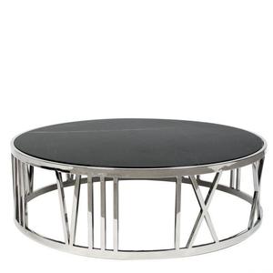 furniture style living room round modern Silver <b>metal</b> <b>legs</b> Modern <b>Metal</b> Side <b>Table</b> - Product Image 5