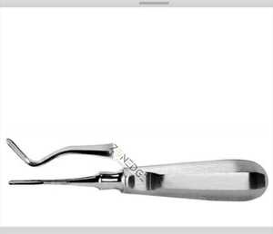 Elevadores de raíces dentales manuales, equipo dental de acero con punta cóncava y plana, equipo dental Schmeckebier-Apexo - Product Image 3