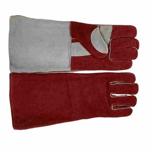 ถุงมือเชื่อมหนังได้รับการออกแบบอย่างดีเยี่ยมพร้อมความทนทานต่อความร้อน - Product Image 2