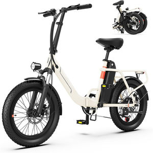 Bicicleta Eléctrica Plegable de 1000W, 25MPH, 45 Millas de Autonomía, 24 Pulgadas, Neumáticos Anchos, Portaequipajes Trasero, Batería de Litio, 12 Velocidades, Zhejiang - Product Image 3