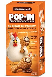 ICONIK SWEET Pop-In Chicken Chocolate 50g Boules de chocolat croustillantes pour enfants Disponibles au prix de gros - Product Image 6