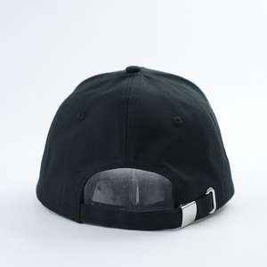 High Quality Custom Structured Baseball Sports Cap for Adults <b>Black</b> Cotton Fabric Curved Embroidery Logo Outdoor <b>Hat</b> - Product Image 5