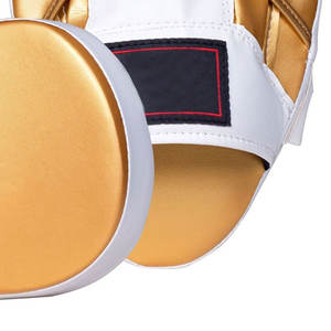Golden-White-Color Nouvelles mitaines de frappe Offre Spéciale Kickboxing Thai Boxing Pads Training Focus Punch Mitts - Product Image 5