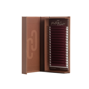 Extensions de cils Charmlash, plateaux de cils en cachemire, plateaux de cils bruns, OEM ODM, brun mat, marque privée - Product Image 3