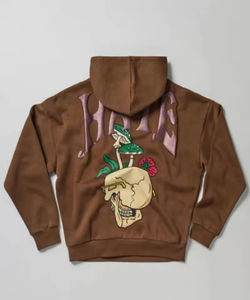 Venta al por mayor Puff Print Hoodie Washed Sudadera de alta calidad Drop Shoulder OEM ODM Vintage Winter Custom Trending Hoodie - Product Image 2