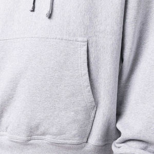 Sudaderas con capucha lisas unisex de 320GSM para hombre, ropa de calle lisa con logotipo personalizado y hombros caídos - Product Image 4