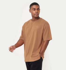 Nueva Camiseta Holgada de Moda para Hombre, Venta al por Mayor, Alta Calidad, Lisa, Ajustada, Holgada, Multicolor, Informal, de Algodón - Product Image 5