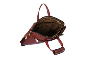Sacoche pour ordinateur portable ADORA en cuir, fabriquée à la main avec du cuir véritable de haute qualité, durable et personnalisable - Product Image 6
