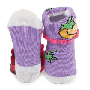 Newborn <b>Booties</b> - Purple - Product Image 3