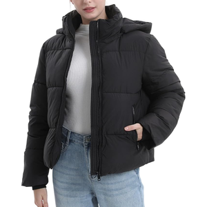 El último diseño de invierno de cuero transpirable para mujer, chaquetas acolchadas cálidas con burbujas, venta al por mayor, nuevo diseño 2024 - Product Image 1