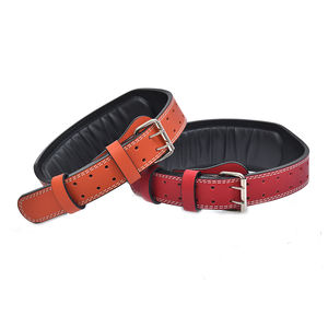 Cinturón de Gimnasio de Cuero Vacuno Genuino de Alta Calidad, Venta Caliente, Logotipo Personalizado, Cinturones Resistentes para Levantamiento de Pesas - Product Image 1