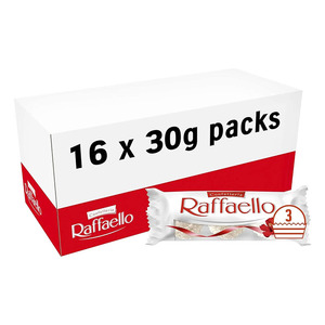 Vente en gros Ferrero pour Raffaello Barre de chocolat à la crème de noix de coco et d'amande 90g Bonbons solides avec biscuit Ingrédients supplémentaires - Product Image 6