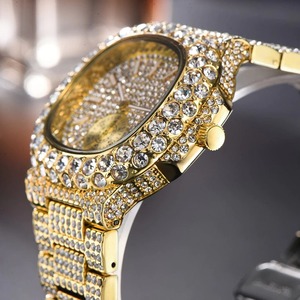 Luxury Rappers Wrist <b>Watch</b> with <b>Smart</b> Dial VVS Moissanite Diamond Tester Buss Stainless Steel Analog Display Power Reserve - Product Image 5