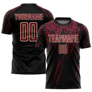 เสื้อฟุตบอลคุณภาพพรีเมียมสั่งทำพิเศษ 220 GSM โพลีเอสเตอร์ ซับลิเมชั่น ชุดฟุตบอล ระบายเหงื่อได้ดี จากผู้ผลิต - Product Image 3
