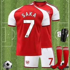 Completo da Calcio Arsenal per Uomo, Maglia e Pantaloncini Saka 7, Uniforme da Calcio Sublimata ad Asciugatura Rapida, Vestibilità Regolare per Adulti, Tutte le Stagioni - Product Image 5