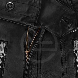 Pantalons de jogging en cuir pour hommes, légers, décontractés, coupe droite, taille mi-haute, coupe slim, haute qualité, hiver, look urbain, ourlet retroussé - Product Image 4