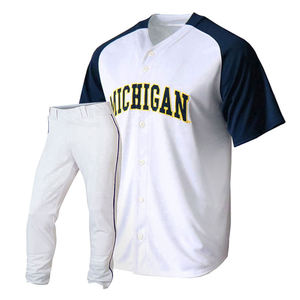 Uniforme de Béisbol de Poliéster de Alta Calidad con Diseño Personalizado 2023, Conjunto Deportivo Transpirable, Antibacteriano y de Secado Rápido para Deportes - Product Image 6