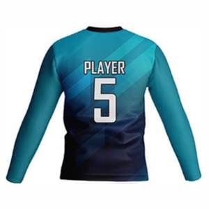 Maillots de cricket unisexes, uniformes, 360g, 100% polyester, légers, manches longues, col polo, impression par transfert thermique, équipe personnalisée - Product Image 4