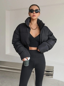 แจ็กเก็ตทรงปลาปักเป้ามีซิปแบบพรีเมียมเสื้อแจ็คเก็ตแบบหนาสำหรับฤดูหนาวสไตล์ดีไซเนอร์ - Product Image 2