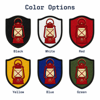 Patchs brodés personnalisés, faible MOQ, feuilles de chêne rondes, gland en relief, patch thermocollant en satin pour veste d'automne à thème naturel