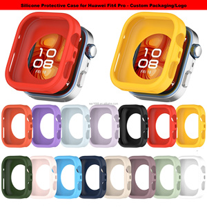 Nueva funda protectora de silicona para <span class=keywords><strong>Huawei</strong></span> <span class=keywords><strong>Fit</strong></span> 4 / <span class=keywords><strong>Fit</strong></span> 4 Pro - Soft Gel <span class=keywords><strong>Smartwatch</strong></span> Cover - Product Image 2