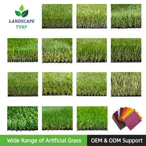 Trung Quốc Nhà Sản Xuất 20Mm 30Mm 40Mm 45Mm Màu Xanh Lá Cây Dày Nhân Tạo <span class=keywords><strong>Turf</strong></span> Thảm Chống Trượt Cỏ Giả Cho Cảnh Quan Sân Vườn Sân Sau - Product Image 2