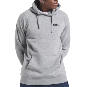Logo personnalisé hommes vêtements de sport 2025 Slim Fit sweats à capuche hommes pull décontracté sweats à capuche respirants confortables basiques coton mélangé - Product Image 1
