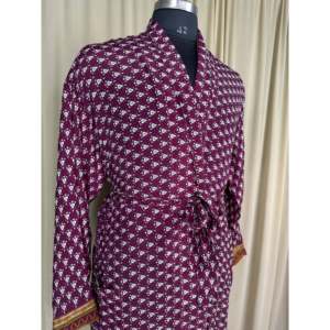Silky Soft Men's Kimono <b>Robe</b> Elegant Classic Sustainable Vintage <b>Beach</b> Lounge Wear Timeless Comfy House <b>Robe</b> Perfect As Gift - Product Image 5