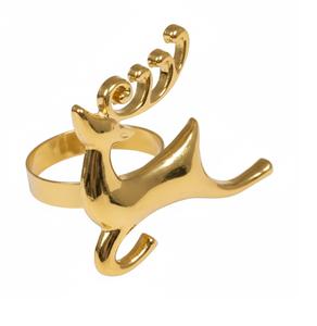 Anneau de serviette en métal de Noël au design élégant de papillon, nouveau design artisanal, anneau de serviette en fer pour table - Product Image 4