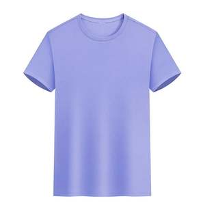 Chemises Hip Hop à col en V en Spandex/Nylon pour hommes, manches courtes, coupe régulière, couleur unie, t-shirts décontractés, tricotés légers d'été - Product Image 1