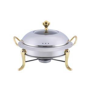 Gran oferta, platos de servidor de alimentos de alta calidad, equipo de comida, plato de frotamiento de Metal duradero, artículos de Buffet, calentador de alimentos, plato de frotamiento - Product Image 5