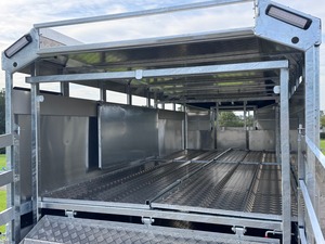 Remolque para ganado de uso agrícola, superventas, mejor calidad, resistente, ganado, oveja, cerdo, transporte, semirremolque, venta al por mayor, precio de fábrica - Product Image 5