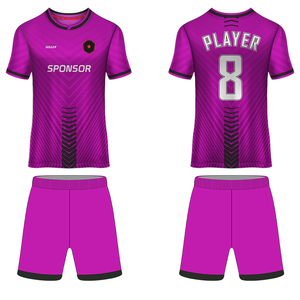 เสื้อทีมฟุตบอลผ้าโพลีเอสเตอร์แห้งแบบพอดีตัวสำหรับฤดูร้อนเสื้อทีมออกแบบตามสั่ง100% - Product Image 4
