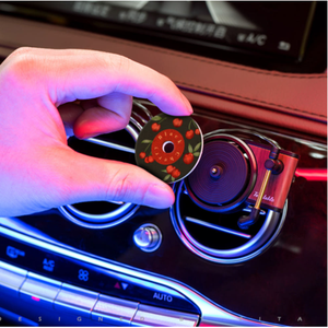 Ambientador de Lujo para Coche, Fragancia Pera Fresia, Difusor de Gel Líquido Tipo Tocadiscos LP para Colocación en Ventilación de Coche u Oficina - Product Image 6