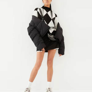 2025 femmes col rond à manches longues vêtements de sport d'hiver Logo personnalisé couleurs unies pas cher prix 100% coton mince épaisseur pull - Product Image 4