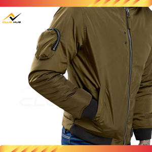 Chaqueta Casual para Hombre con Cierre Frontal, Personalizable, con Ribete de Piel, Transpirable, Reversible, Ecológica, Impermeable y de Alta Calidad - Product Image 4